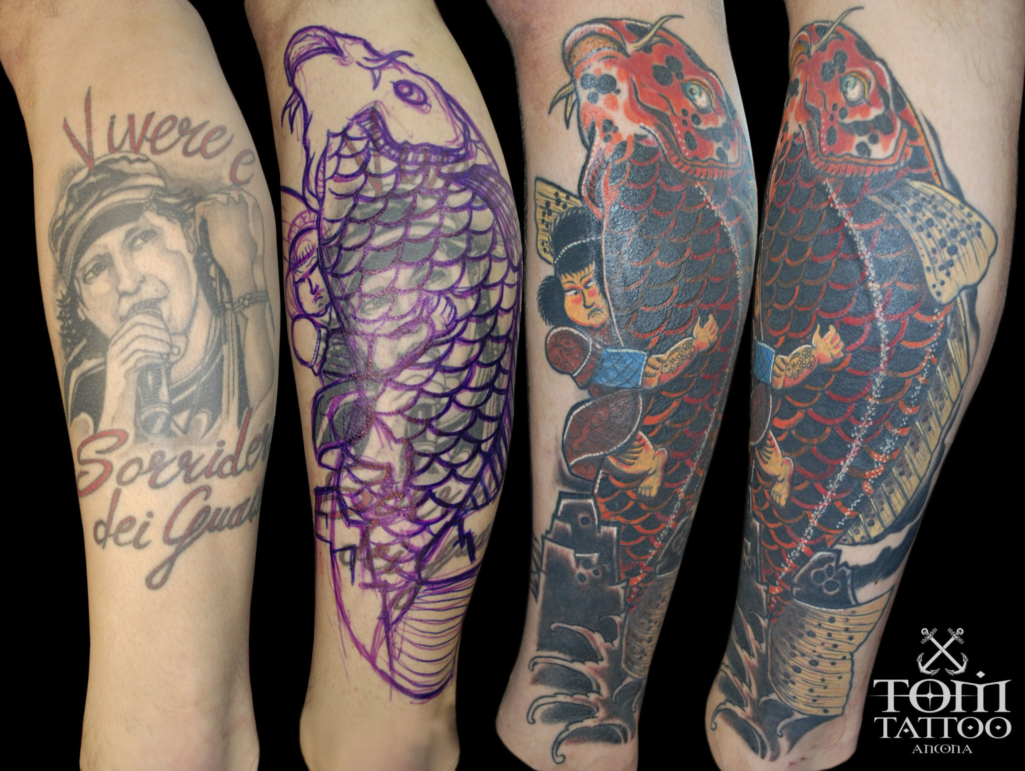 Carpa Cover Up Tom Tattoo